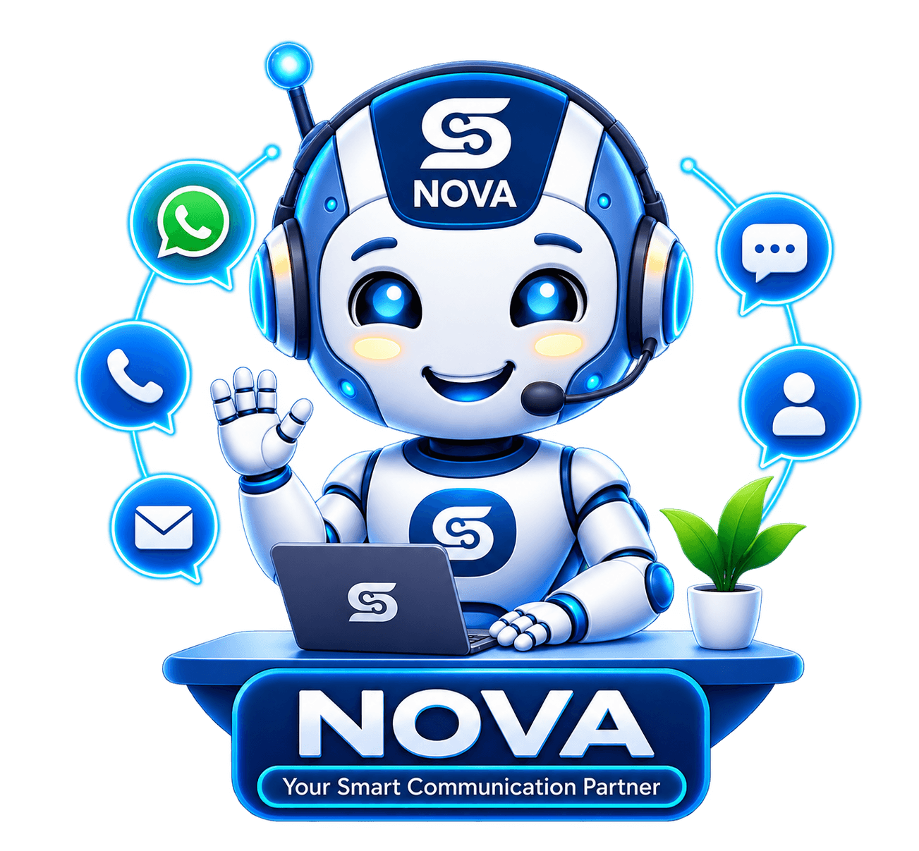 NOVA AI Mascot